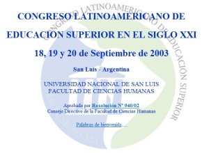 congreso san luis 2003